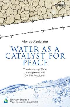 Couverture de l’ouvrage Water as a Catalyst for Peace