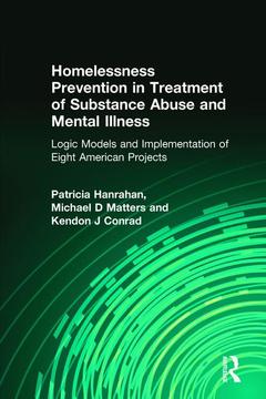 Couverture de l’ouvrage Homelessness Prevention in Treatment of Substance Abuse and Mental Illness