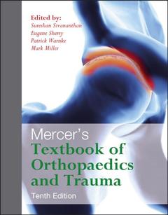 Couverture de l’ouvrage Mercer's Textbook of Orthopaedics and Trauma Tenth edition