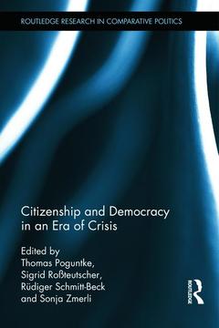 Couverture de l’ouvrage Citizenship and Democracy in an Era of Crisis