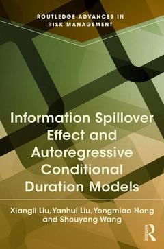 Cover of the book Information Spillover Effect and Autoregressive Conditional Duration Models