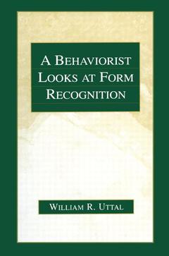 Couverture de l’ouvrage A Behaviorist Looks at Form Recognition
