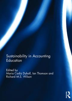 Couverture de l’ouvrage Sustainability in Accounting Education