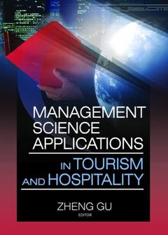 Cover of the book Management Science Applications in Tourism and Hospitality