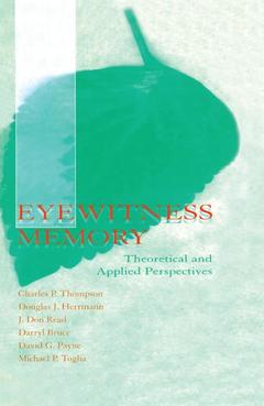 Couverture de l’ouvrage Eyewitness Memory