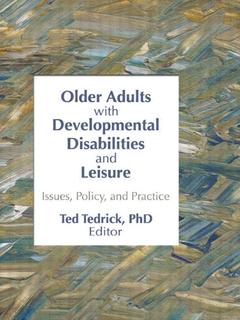Cover of the book Older Adults With Developmental Disabilities and Leisure