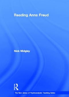 Couverture de l’ouvrage Reading Anna Freud