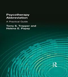 Couverture de l’ouvrage Psychotherapy Abbreviation