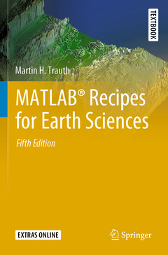 Couverture de l’ouvrage MATLAB® Recipes for Earth Sciences