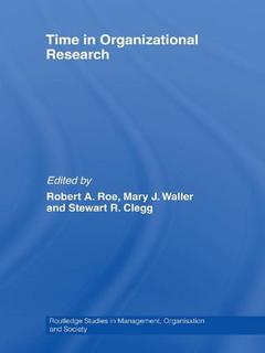 Couverture de l’ouvrage Time in Organizational Research