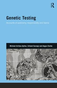Couverture de l’ouvrage Genetic Testing
