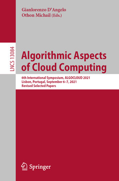 Couverture de l’ouvrage Algorithmic Aspects of Cloud Computing
