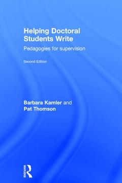 Cover of the book Helping Doctoral Students Write