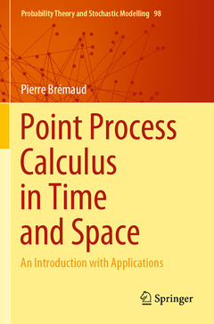 Couverture de l’ouvrage Point Process Calculus in Time and Space