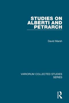 Couverture de l’ouvrage Studies on Alberti and Petrarch