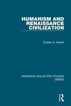 Couverture de l’ouvrage Humanism and Renaissance Civilization