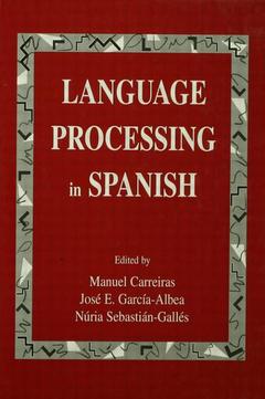 Couverture de l’ouvrage Language Processing in Spanish