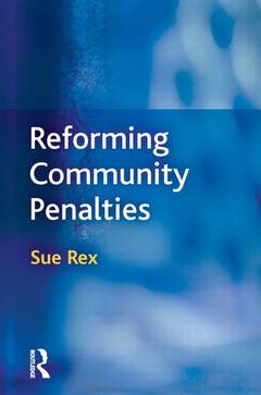 Couverture de l’ouvrage Reforming Community Penalties