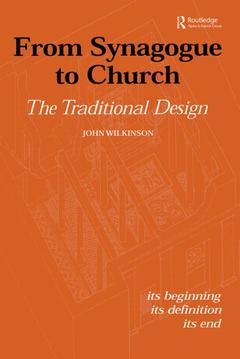 Cover of the book From Synagogue to Church: The Traditional Design