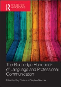 Couverture de l’ouvrage The Routledge Handbook of Language and Professional Communication