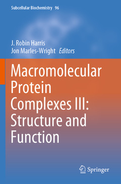 Couverture de l’ouvrage Macromolecular Protein Complexes III: Structure and Function