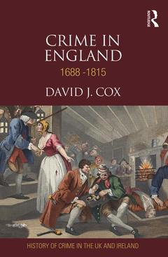 Couverture de l’ouvrage Crime in England 1688-1815