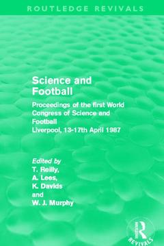 Couverture de l’ouvrage Science and Football (Routledge Revivals)