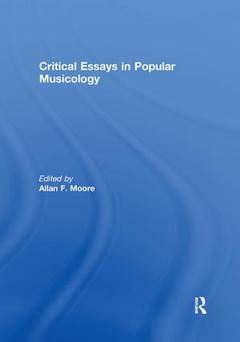 Couverture de l’ouvrage Critical Essays in Popular Musicology