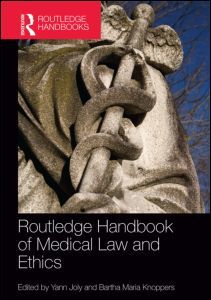 Cover of the book Routledge Handbook of Medical Law and Ethics