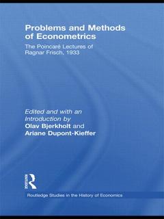 Couverture de l’ouvrage Problems and Methods of Econometrics