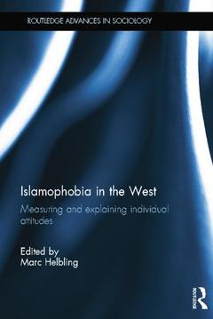 Couverture de l’ouvrage Islamophobia in the West