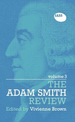 Couverture de l’ouvrage The Adam Smith Review: Volume 3