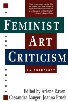 Couverture de l’ouvrage Feminist Art Criticism