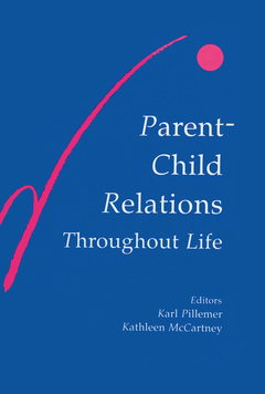 Couverture de l’ouvrage Parent-child Relations Throughout Life