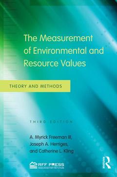Cover of the book The Measurement of Environmental and Resource Values