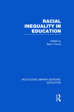 Couverture de l’ouvrage Racial Inequality in Education