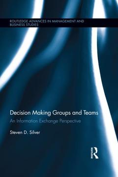 Couverture de l’ouvrage Decision-Making Groups and Teams