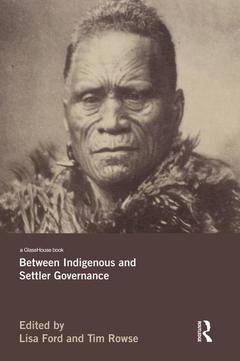 Couverture de l’ouvrage Between Indigenous and Settler Governance