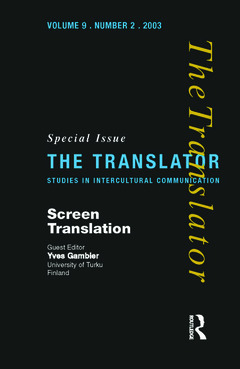 Cover of the book Screen Translation