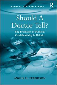 Cover of the book Should A Doctor Tell?