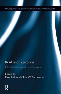 Couverture de l’ouvrage Kant and Education