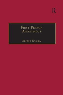 Cover of the book First-Person Anonymous