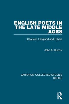 Cover of the book English Poets in the Late Middle Ages