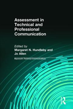 Cover of the book Assessment in Technical and Professional Communication