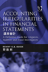 Cover of the book Accounting Irregularities in Financial Statements