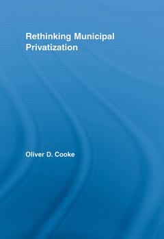 Couverture de l’ouvrage Rethinking Municipal Privatization