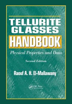 Couverture de l’ouvrage Tellurite Glasses Handbook