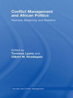Couverture de l’ouvrage Conflict Management and African Politics