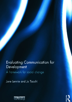 Couverture de l’ouvrage Evaluating Communication for Development