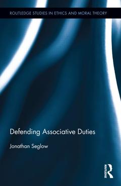 Couverture de l’ouvrage Defending Associative Duties